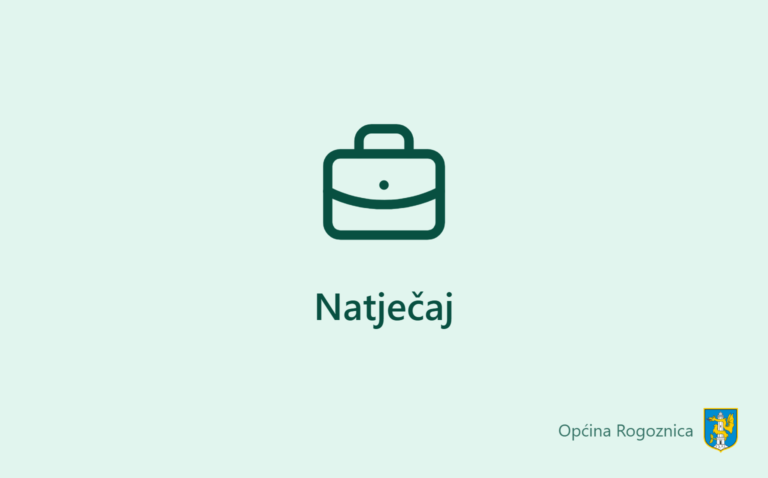 Natječaj – Općina Rogoznica