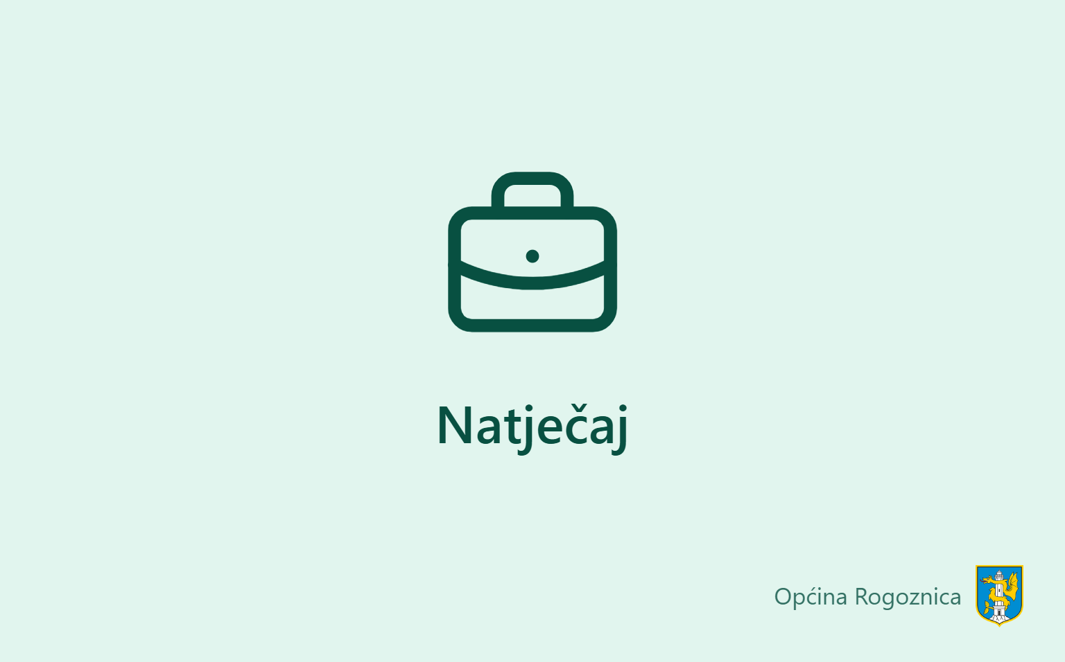 Natječaj – Općina Rogoznica