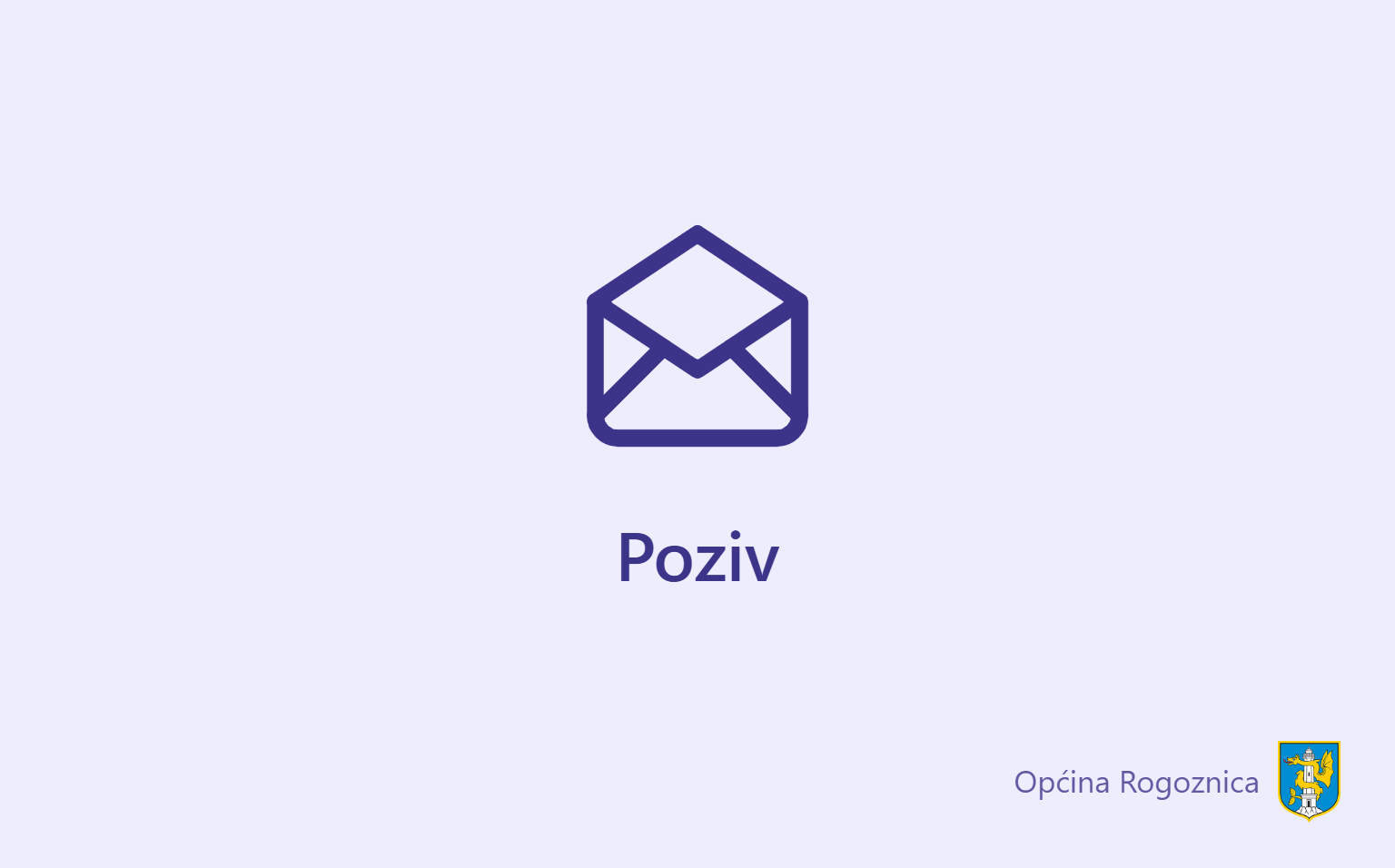 Poziv – Općina Rogoznica
